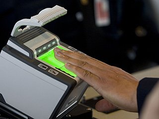Fingerprint acquisition at US border with a slap sensor