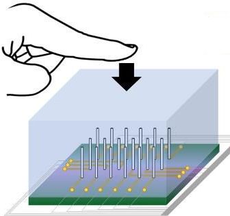 fingerprint sensing nanowire pressure